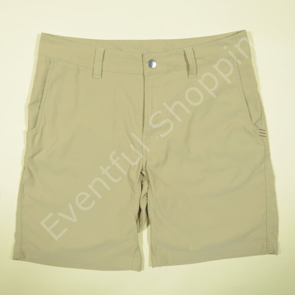 Stio Coburn Shorts Mens 33 Tan Performance Stretch Woven - Picture 2 of 9